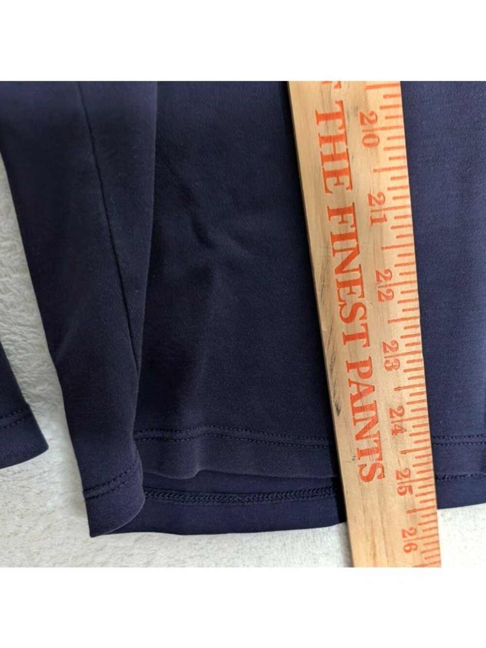 Samshield Premium Line Size L Navy Long Sleeve Equestrian Tee Embossed Logo - Picture 6 of 9